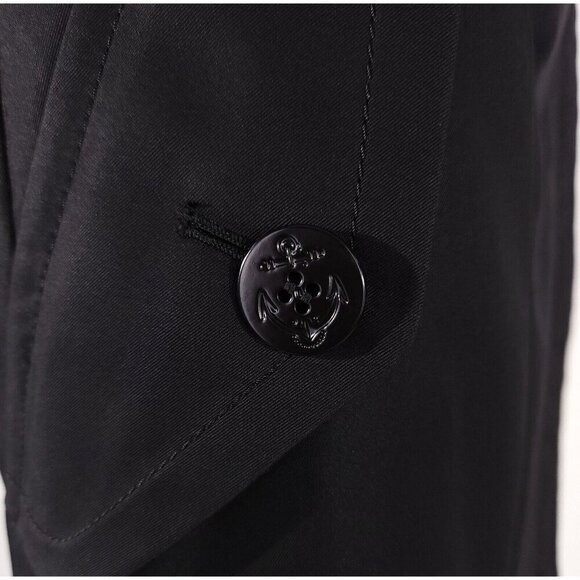 Sacai Cotton Gabardine Pleated Skirt Japan 1 US 6 Black Defect New - Picture 6 of 16